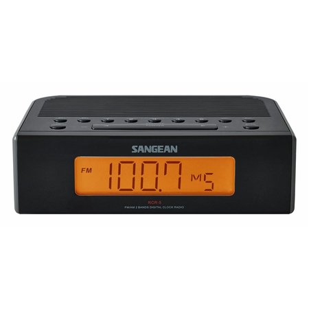 Sangean AM/FM Digital Tuning Clock Radio RCR-5BK